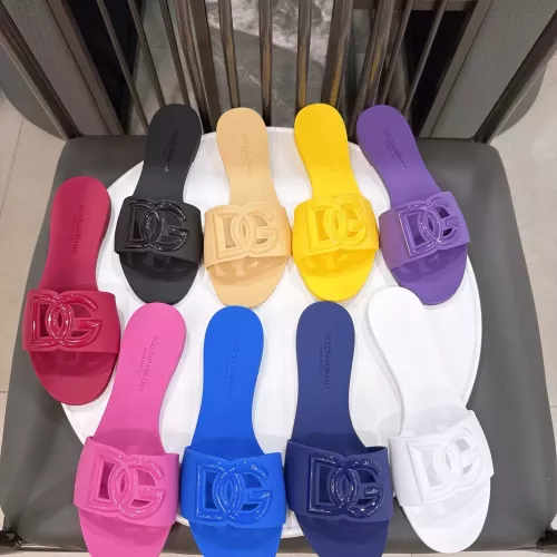 Replica Dolce & Gabbana D&G Slippers For Women #1357688 $48.00 USD for Wholesale