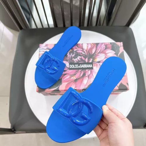 Replica Dolce & Gabbana D&G Slippers For Women #1357689 $48.00 USD for Wholesale