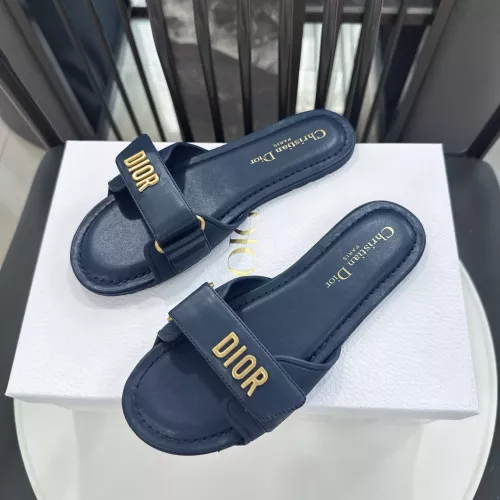 Replica Christian Dior Slippers For Women #1357701 $64.00 USD for Wholesale