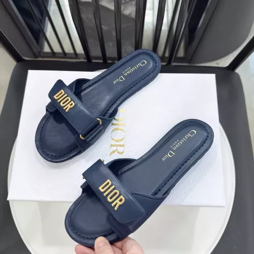 Replica Christian Dior Slippers For Women #1357701 $64.00 USD for Wholesale