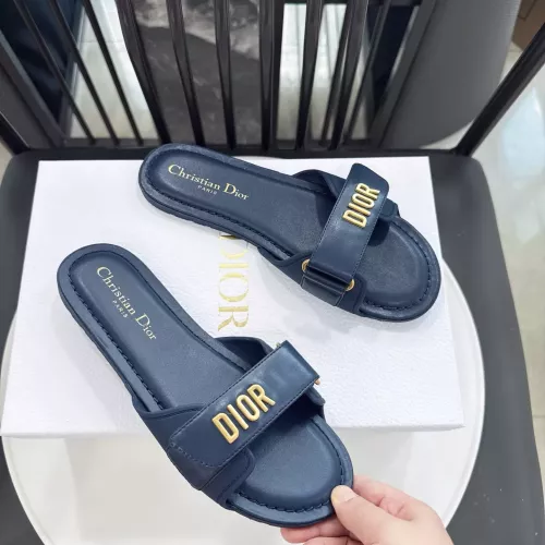 Replica Christian Dior Slippers For Women #1357701 $64.00 USD for Wholesale