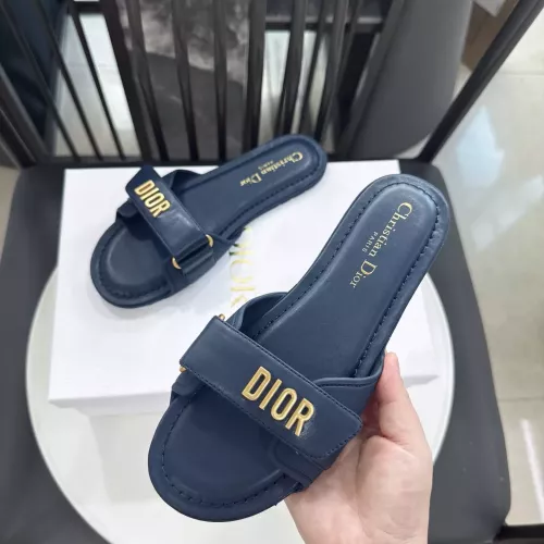 Replica Christian Dior Slippers For Women #1357701 $64.00 USD for Wholesale