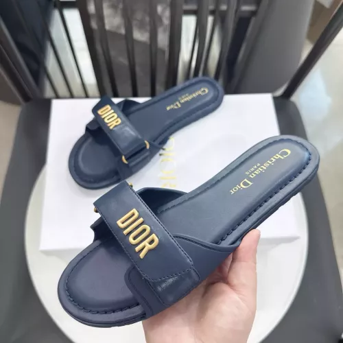 Replica Christian Dior Slippers For Women #1357701 $64.00 USD for Wholesale
