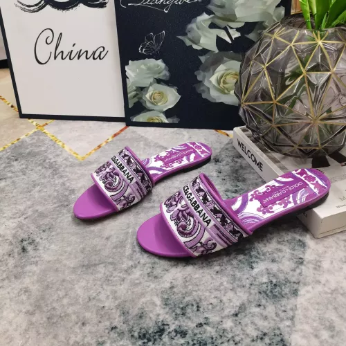 Cheap Dolce &amp; Gabbana D&amp;G Slippers For Women #1357725, $$115.00 USD On Dolce &amp; Gabbana D&amp;G Slippers