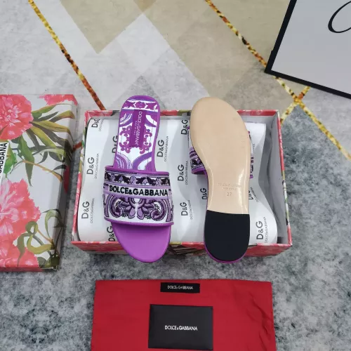 Replica Dolce & Gabbana D&G Slippers For Women #1357725 $115.00 USD for Wholesale