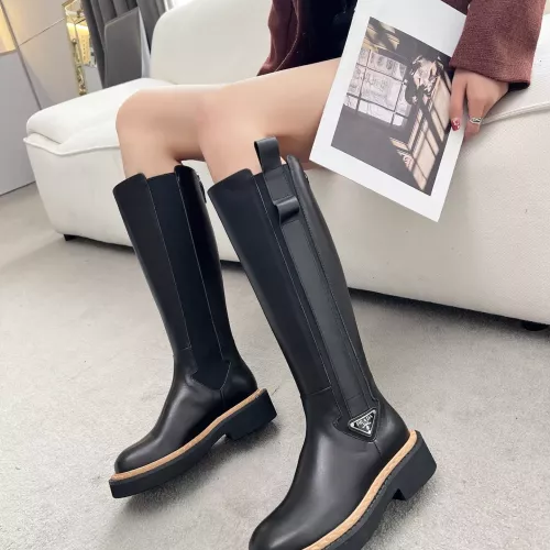 Replica Prada Boots For Women #1357736 $140.00 USD for Wholesale