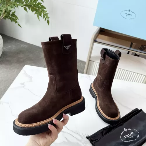 Replica Prada Boots For Women #1357738 $115.00 USD for Wholesale