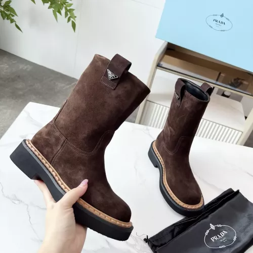 Replica Prada Boots For Women #1357738 $115.00 USD for Wholesale