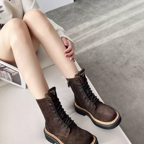 Replica Prada Boots For Women #1357741 $115.00 USD for Wholesale