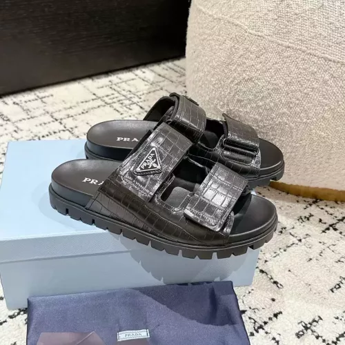 Replica Prada Slippers For Men #1357759 $98.00 USD for Wholesale