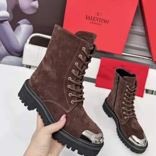 Replica Valentino Boots For Women #1357782 $115.00 USD for Wholesale