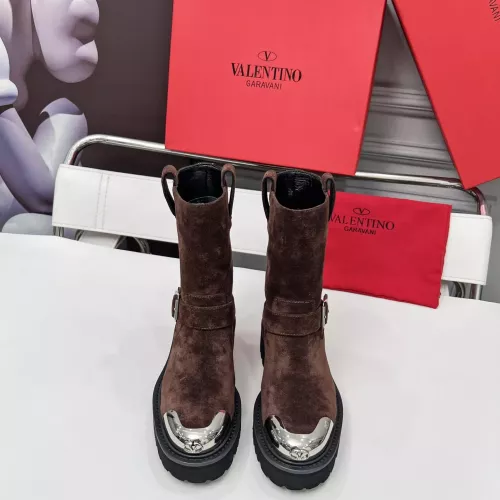 Replica Valentino Boots For Women #1357783 $115.00 USD for Wholesale