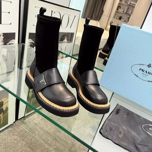 Replica Prada Boots For Women #1357807 $102.00 USD for Wholesale