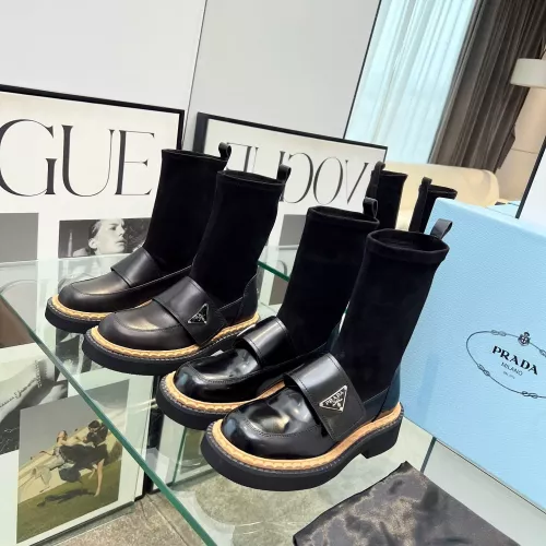 Replica Prada Boots For Women #1357807 $102.00 USD for Wholesale