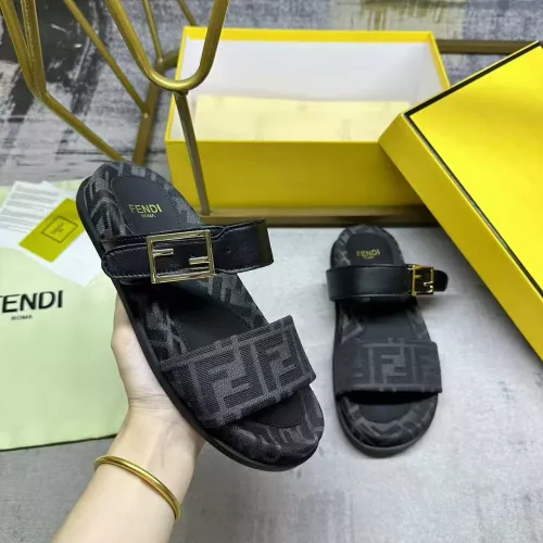 Cheap Fendi Slippers For Women #1357890, $$82.00 USD On Fendi Slippers