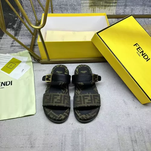 Replica Fendi Slippers For Men #1357891 $82.00 USD for Wholesale