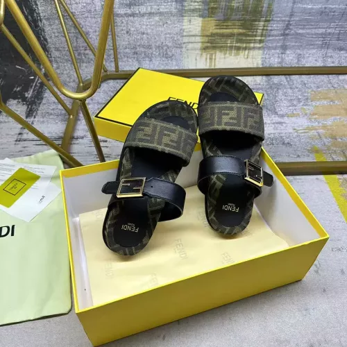 Replica Fendi Slippers For Men #1357891 $82.00 USD for Wholesale