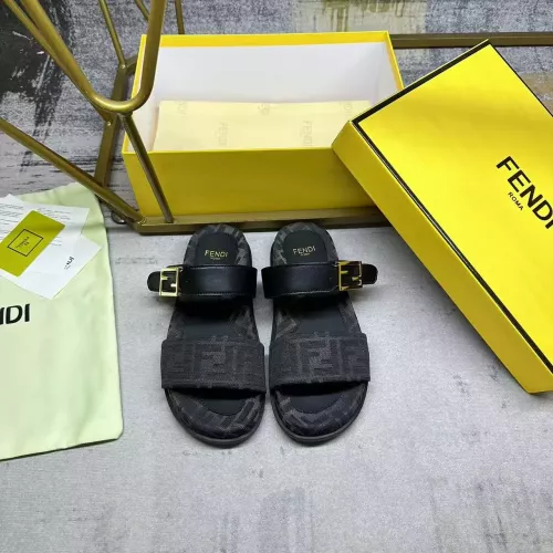 Replica Fendi Slippers For Men #1357892 $82.00 USD for Wholesale