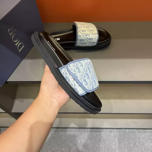 Replica Christian Dior Slippers For Men #1357998 $64.00 USD for Wholesale