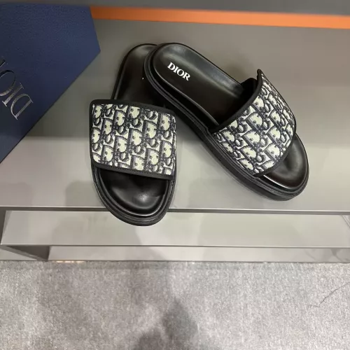 Replica Christian Dior Slippers For Men #1358000 $64.00 USD for Wholesale