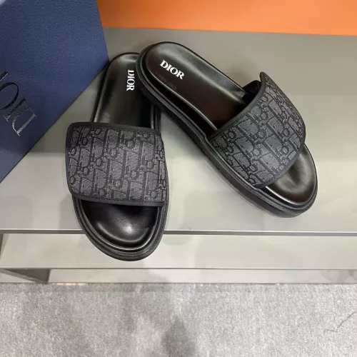 Replica Christian Dior Slippers For Men #1358001 $64.00 USD for Wholesale