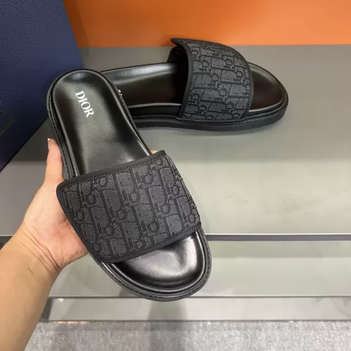 Replica Christian Dior Slippers For Men #1358001 $64.00 USD for Wholesale