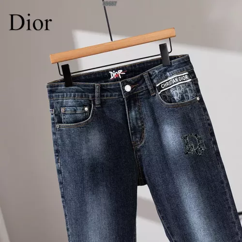 Replica Christian Dior Jeans For Men #1358009 $48.00 USD for Wholesale