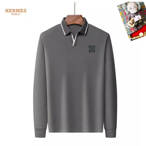 Cheap Hermes T-Shirts Long Sleeved For Men #1358065, $$40.00 USD On Hermes T-Shirts