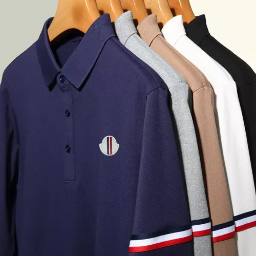Replica Moncler T-Shirts Long Sleeved For Men #1358077 $40.00 USD for Wholesale