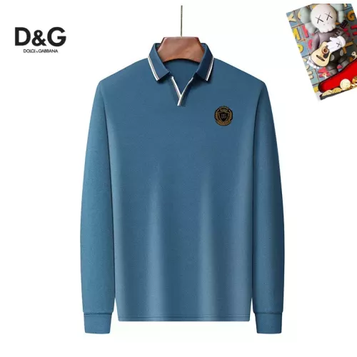 Cheap Dolce &amp; Gabbana D&amp;G T-Shirts Long Sleeved For Men #1358091, $$40.00 USD On Dolce &amp; Gabbana D&amp;G T-Shirts