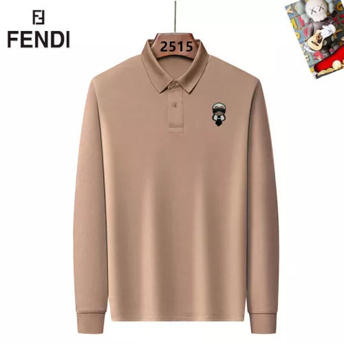 Cheap Fendi T-Shirts Long Sleeved For Men #1358144, $$40.00 USD On Fendi T-Shirts