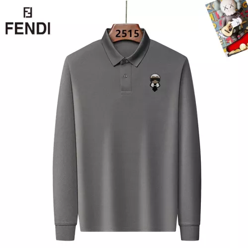 Cheap Fendi T-Shirts Long Sleeved For Men #1358145, $$40.00 USD On Fendi T-Shirts
