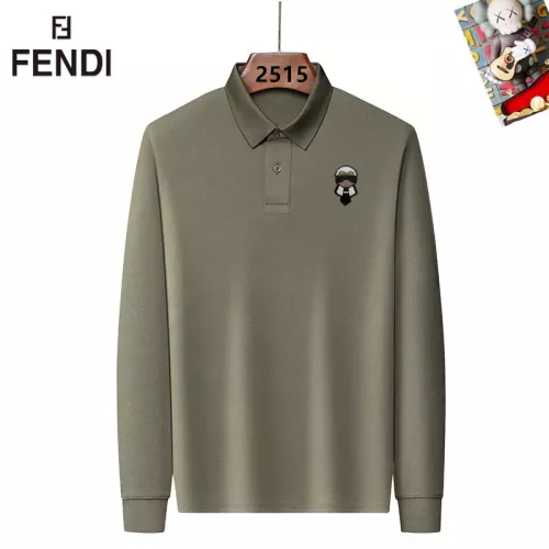 Cheap Fendi T-Shirts Long Sleeved For Men #1358146, $$40.00 USD On Fendi T-Shirts