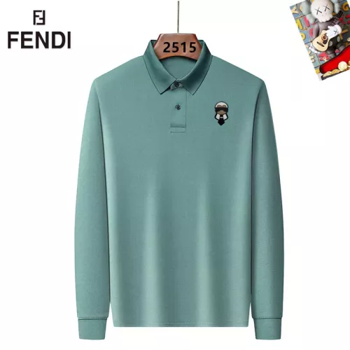 Cheap Fendi T-Shirts Long Sleeved For Men #1358147, $$40.00 USD On Fendi T-Shirts