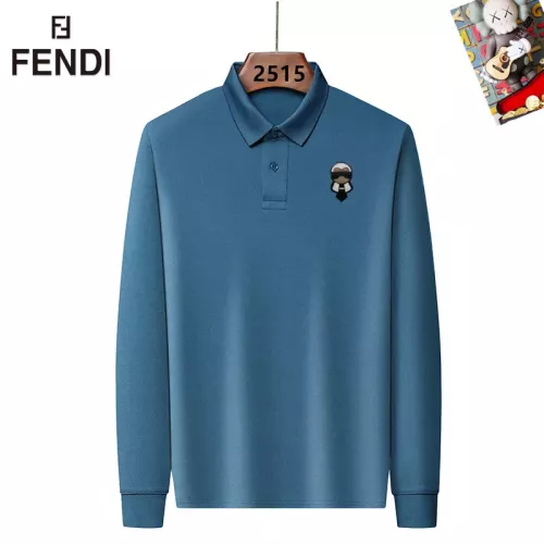Cheap Fendi T-Shirts Long Sleeved For Men #1358148, $$40.00 USD On Fendi T-Shirts