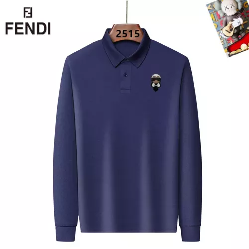 Cheap Fendi T-Shirts Long Sleeved For Men #1358149, $$40.00 USD On Fendi T-Shirts