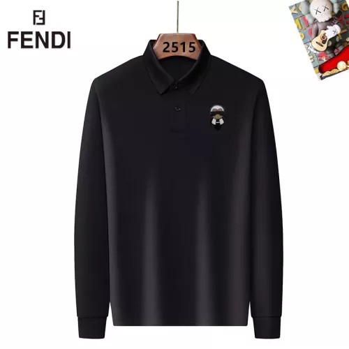 Cheap Fendi T-Shirts Long Sleeved For Men #1358150, $$40.00 USD On Fendi T-Shirts
