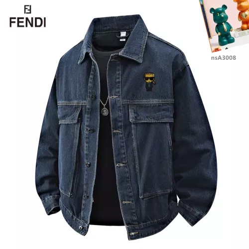 Cheap Fendi Jackets Long Sleeved For Men #1358383, $$60.00 USD On Fendi Jackets