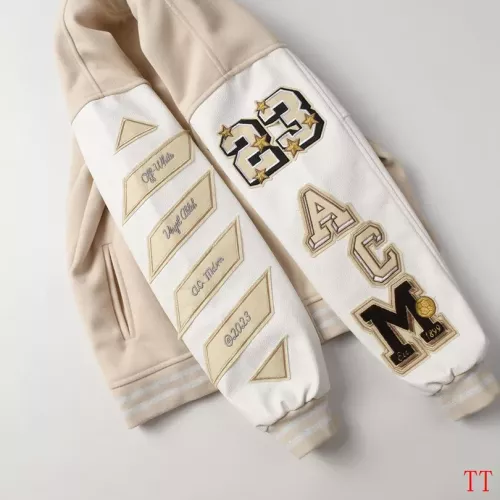 Replica Off-White Jackets Long Sleeved For Men #1358464 $85.00 USD for Wholesale