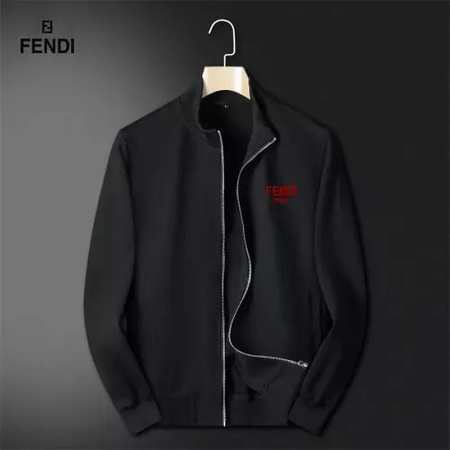 Replica Fendi Tracksuits Long Sleeved For Men #1358611 $80.00 USD for Wholesale