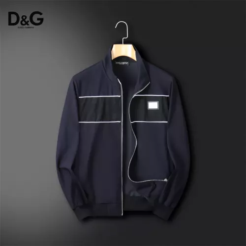 Replica Dolce & Gabbana D&G Tracksuits Long Sleeved For Men #1358635 $85.00 USD for Wholesale