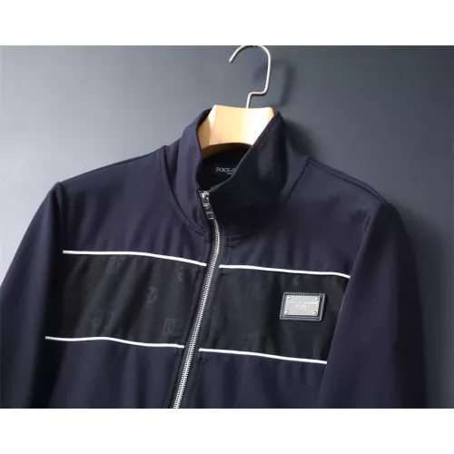Replica Dolce & Gabbana D&G Tracksuits Long Sleeved For Men #1358635 $85.00 USD for Wholesale