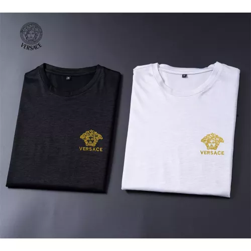 Replica Versace T-Shirts Short Sleeved For Men #1358650 $25.00 USD for Wholesale