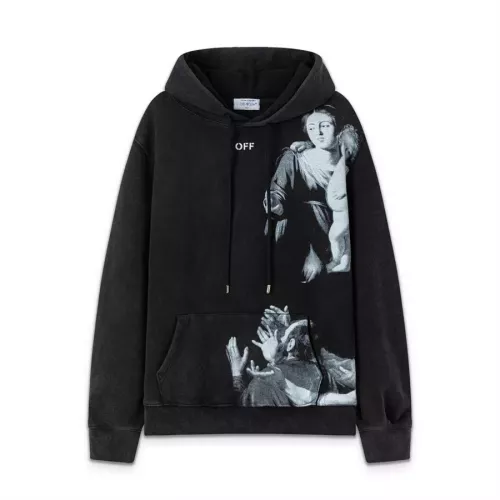 Cheap Off-White Hoodies Long Sleeved For Unisex #1358747, $$60.00 USD On Off-White Hoodies