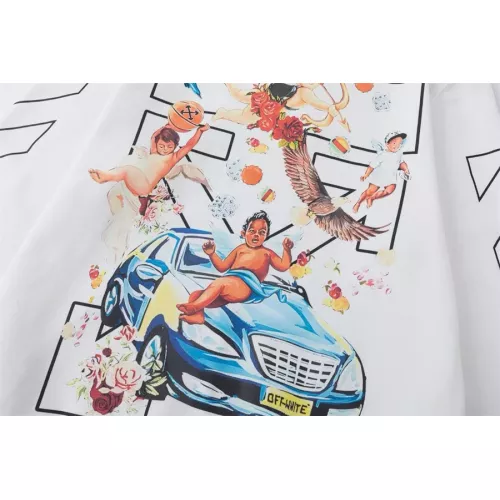 Replica Off-White Hoodies Long Sleeved For Unisex #1358763 $60.00 USD for Wholesale