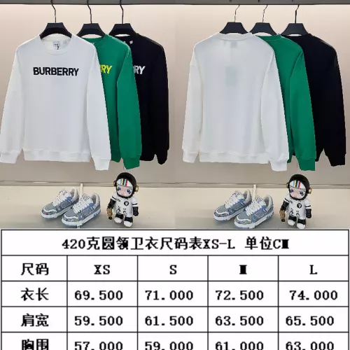 Replica Burberry Hoodies Long Sleeved For Unisex #1359057 $48.00 USD for Wholesale