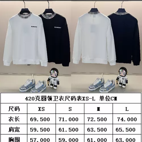Replica Burberry Hoodies Long Sleeved For Unisex #1359060 $48.00 USD for Wholesale