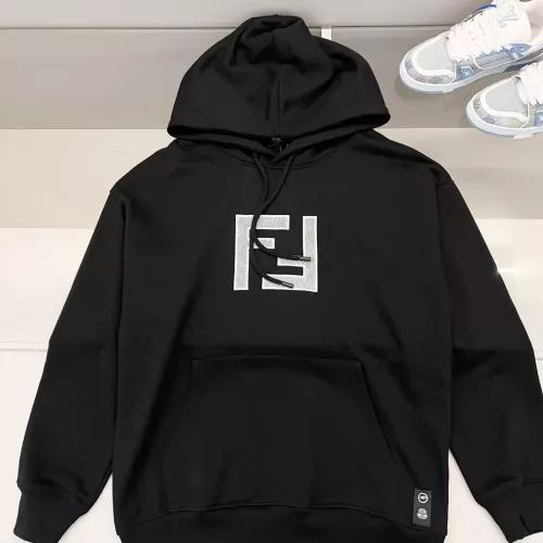 Replica Fendi Hoodies Long Sleeved For Unisex #1359091 $56.00 USD for Wholesale