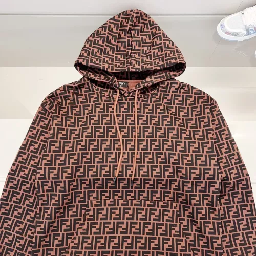 Replica Fendi Hoodies Long Sleeved For Unisex #1359094 $56.00 USD for Wholesale