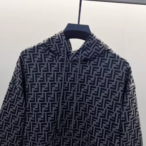Replica Fendi Hoodies Long Sleeved For Unisex #1359095 $56.00 USD for Wholesale